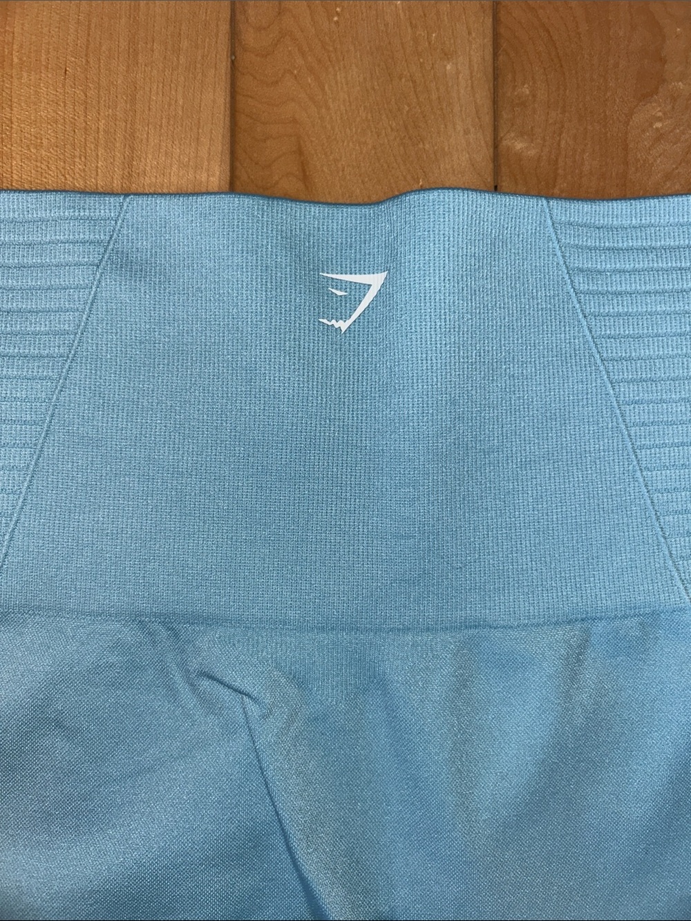 Gymshark Powder Blue Seamless Workout Set - Bra & Leggings - Picture 3 of 6